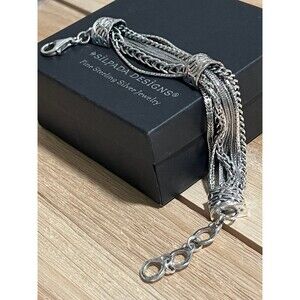Silpada B1702 Retired Talk Of The Town Sterling Silver Bracelet